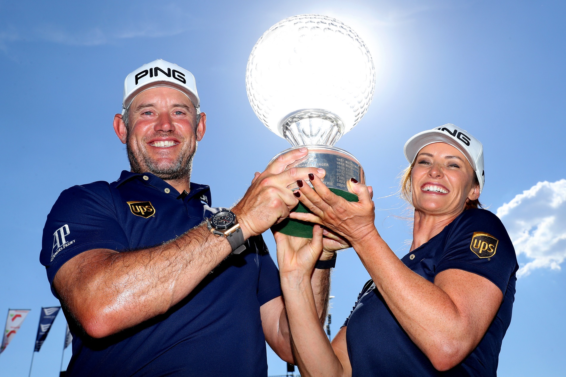 Ngc2018 Lee Westwood Partner Crystal Trophy