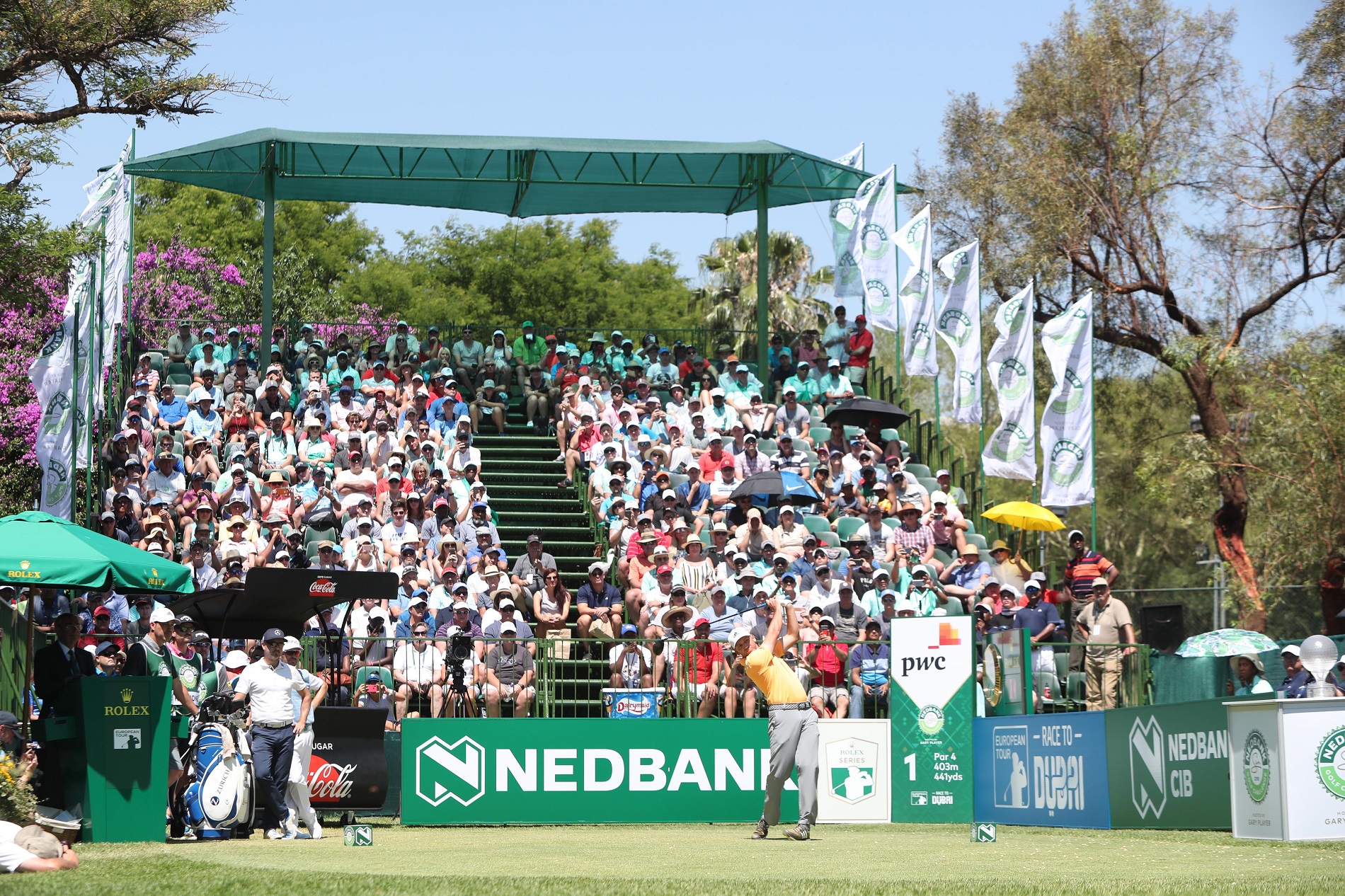 Ngc2018 Sergio Garcia 1St Tee Crowd